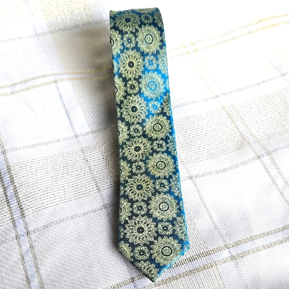 Ted Baker London Other - Ted Baker Blue & Gold Floral Tie